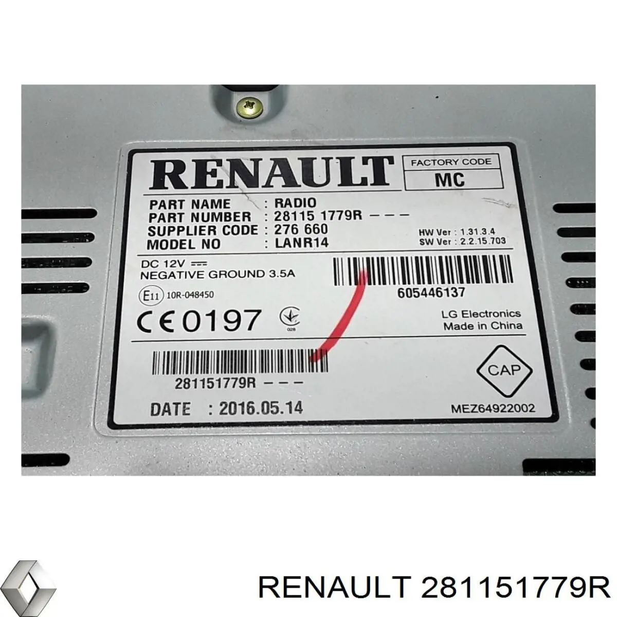 281151779R Renault (RVI) 