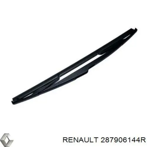 287906144R Renault (RVI) limpiaparabrisas de luna trasera