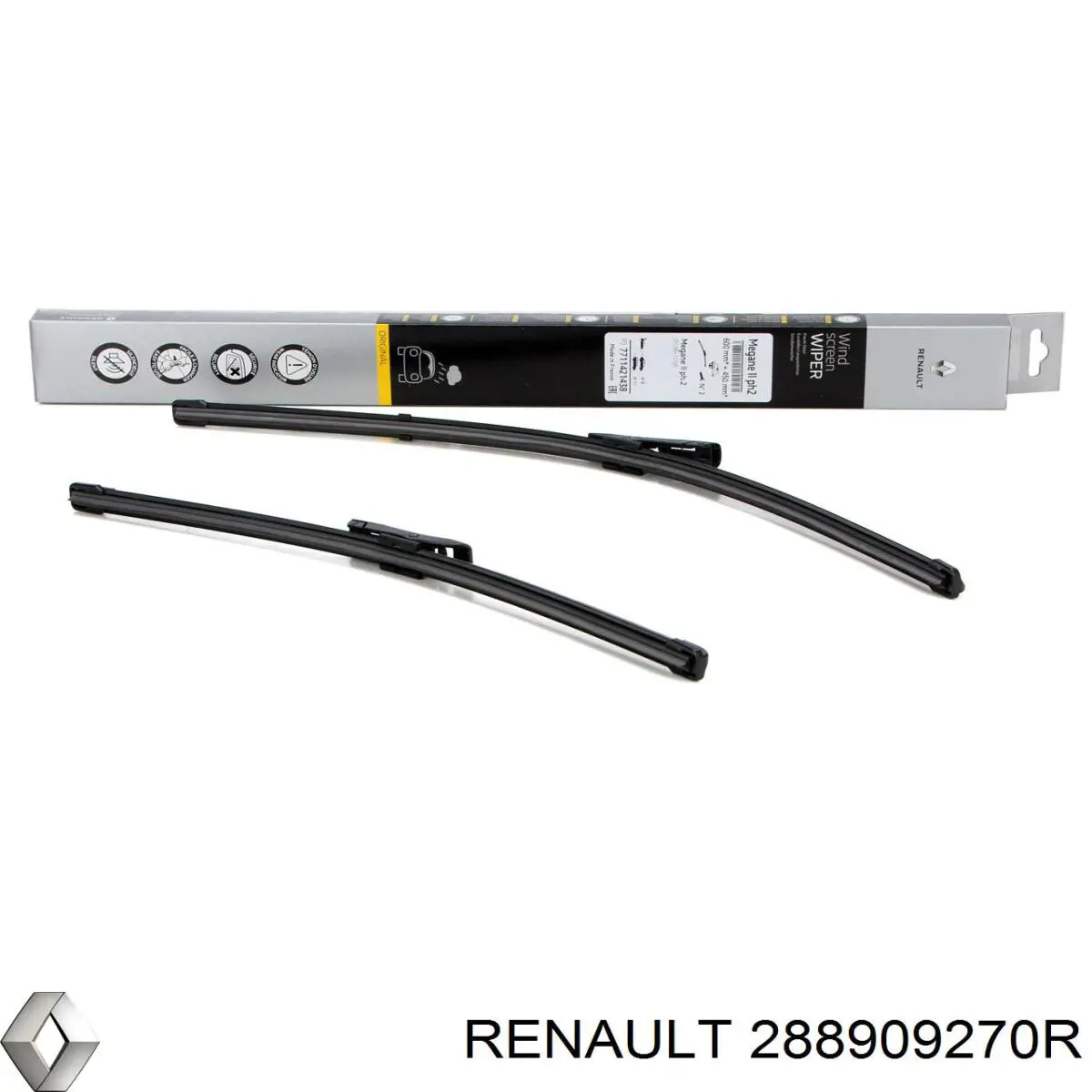 288909270R Renault (RVI) limpiaparabrisas de luna delantera conductor