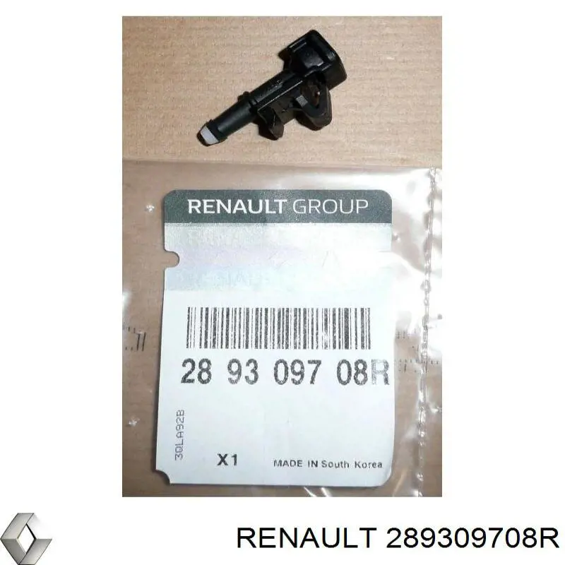  Tobera de agua regadora, lavado de parabrisas para Renault Scenic 2 