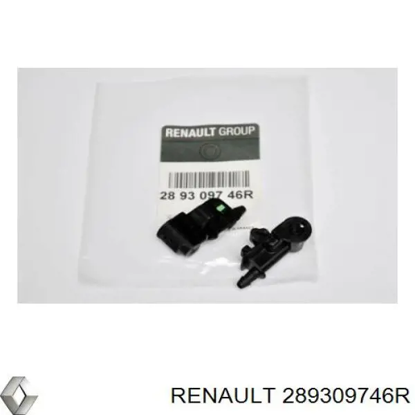 289309746R Renault (RVI) tobera de agua regadora, lavado de parabrisas