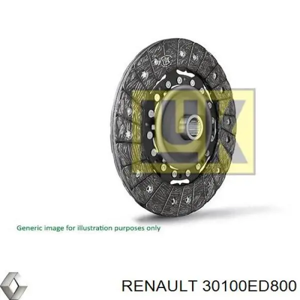 30100ED800 Renault (RVI) disco de embrague