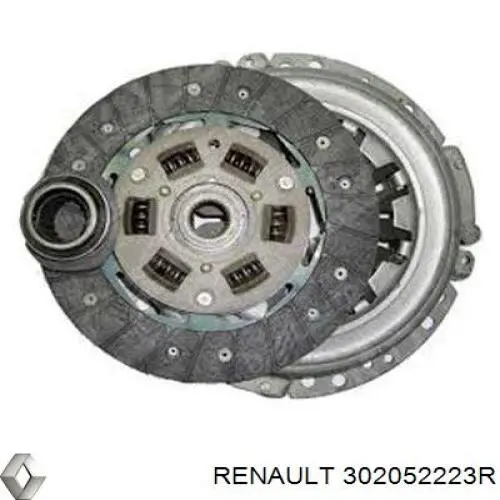 302052223R Renault (RVI) kit de embrague (3 partes)