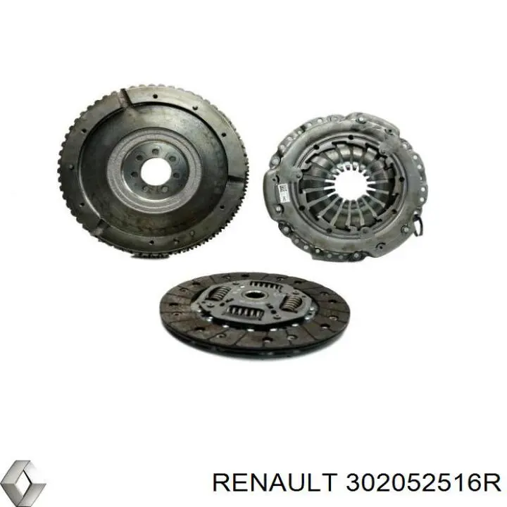 302052516R Renault (RVI) kit de embrague (3 partes)