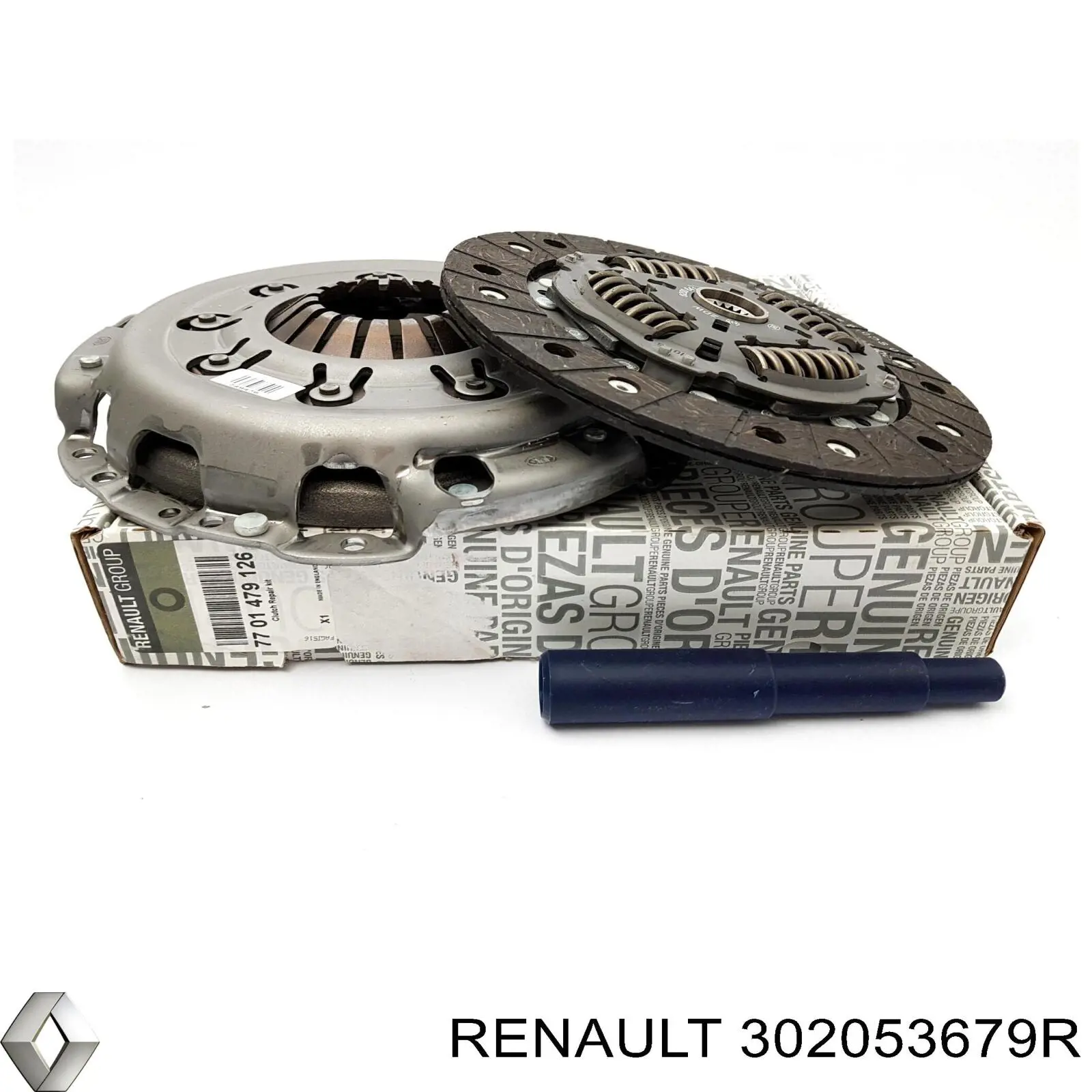 302053679R Renault (RVI) kit de embrague (3 partes)