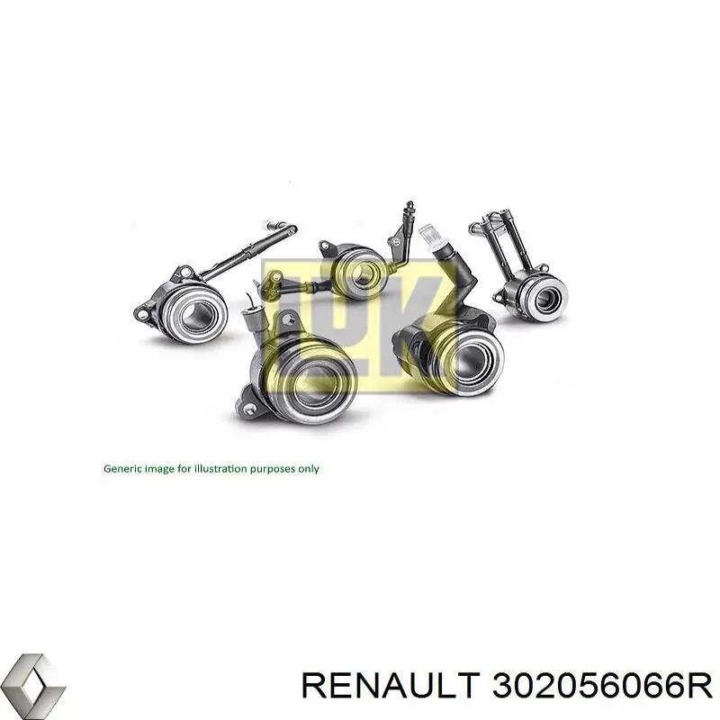 302056066R Renault (RVI) kit de embrague (3 partes)