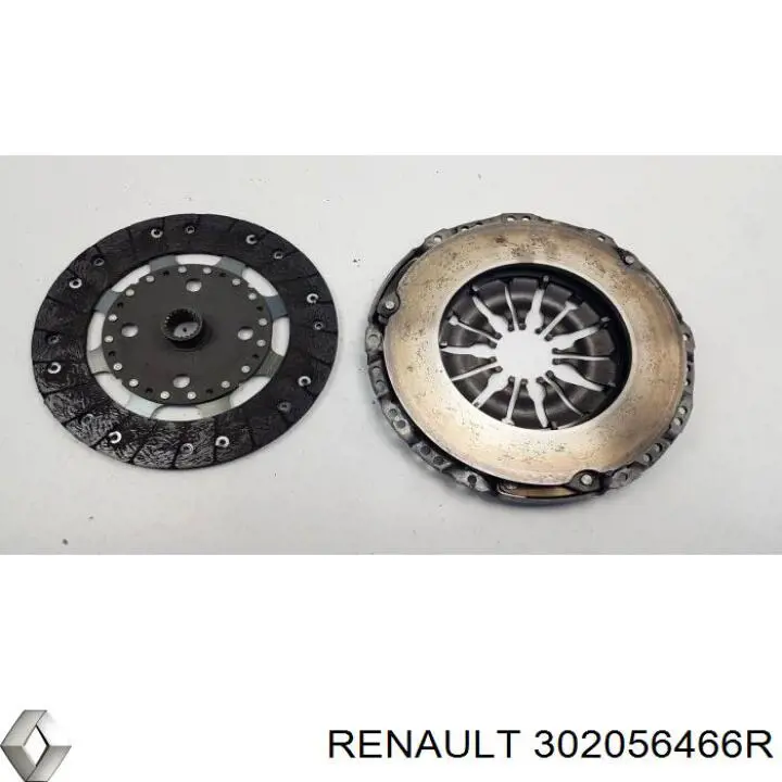 302056466R Renault (RVI) kit de embrague (3 partes)