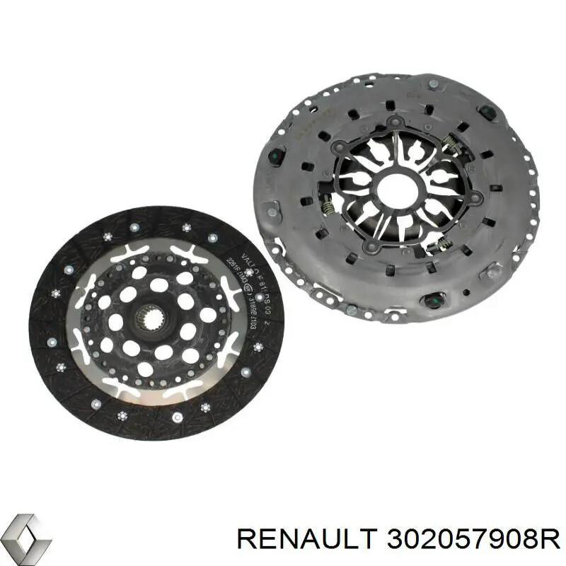 302057908R Renault (RVI) kit de embrague (3 partes)