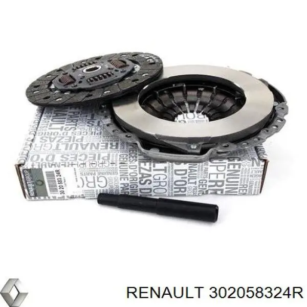 302058324R Renault (RVI) kit de embrague (3 partes)