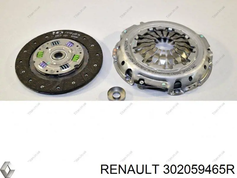 302059465R Renault (RVI) kit de embrague (3 partes)