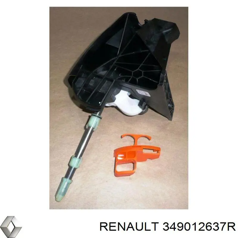 349012637R Renault (RVI) palanca selectora cambio de marcha