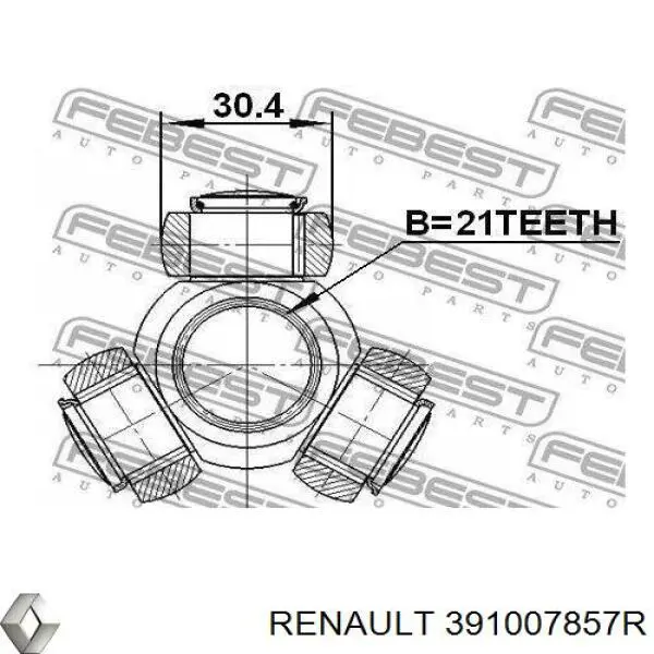  Árbol de transmisión delantero derecho para Renault SANDERO 