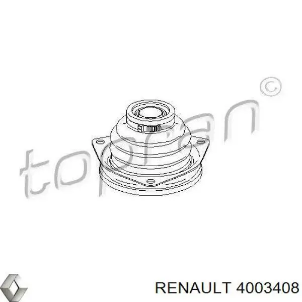 4003408 Renault (RVI) fuelle, árbol de transmisión delantero interior izquierdo