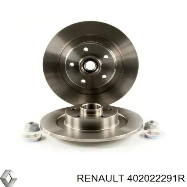 402022291R Renault (RVI) disco de freno trasero