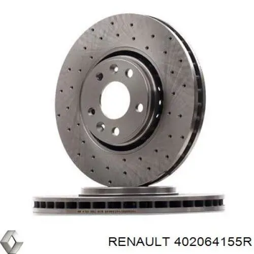 402064155R Renault (RVI) freno de disco delantero