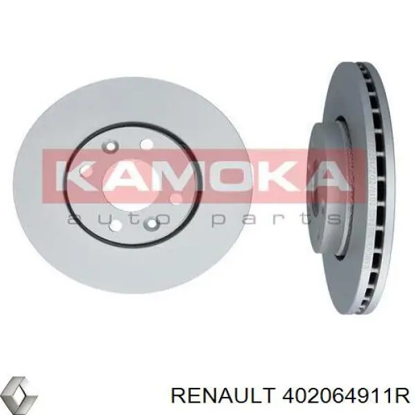 402064911R Renault (RVI) freno de disco delantero