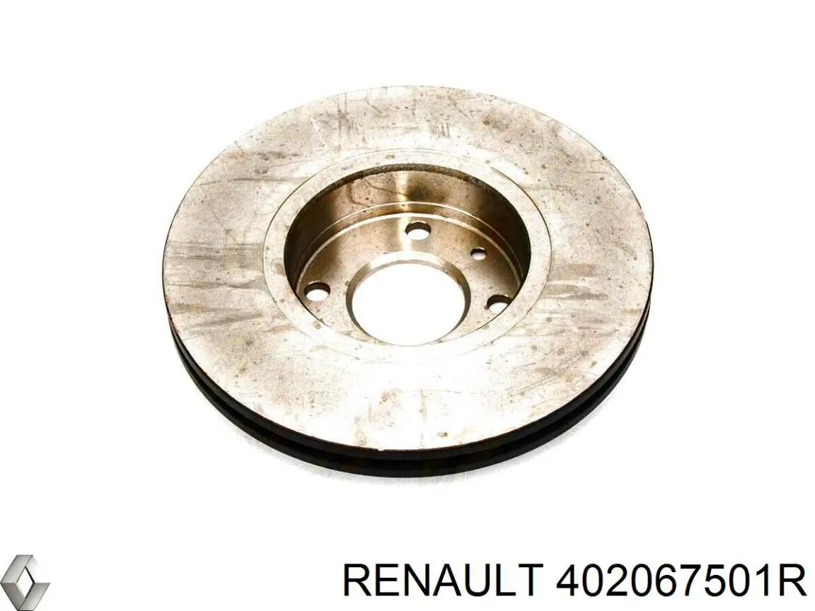 402067501R Renault (RVI) freno de disco delantero