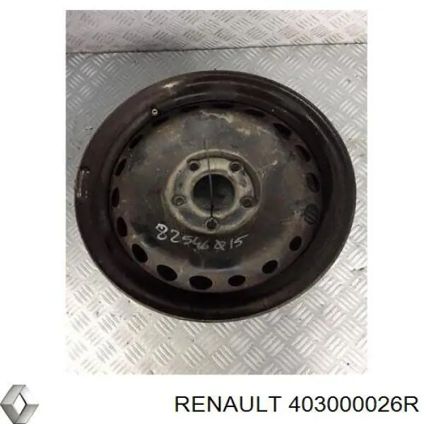 403000026R Renault (RVI) ruedas de acero (estampado)