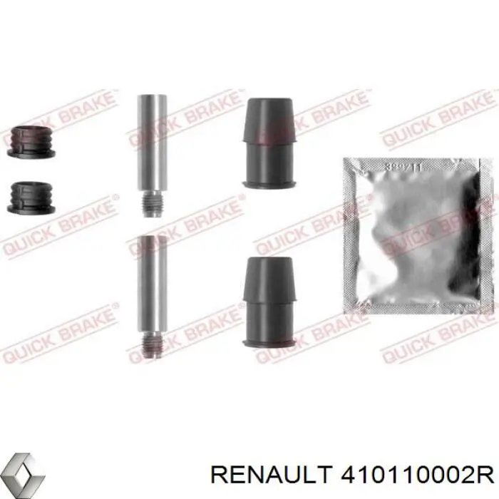 410110002R Renault (RVI) pinza de freno delantera izquierda