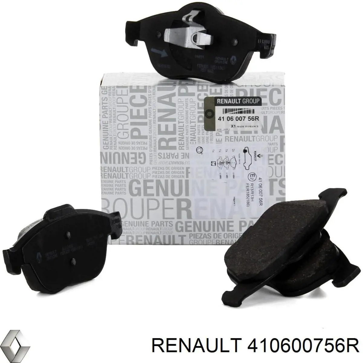 410600756R Renault (RVI) pastillas de freno delanteras