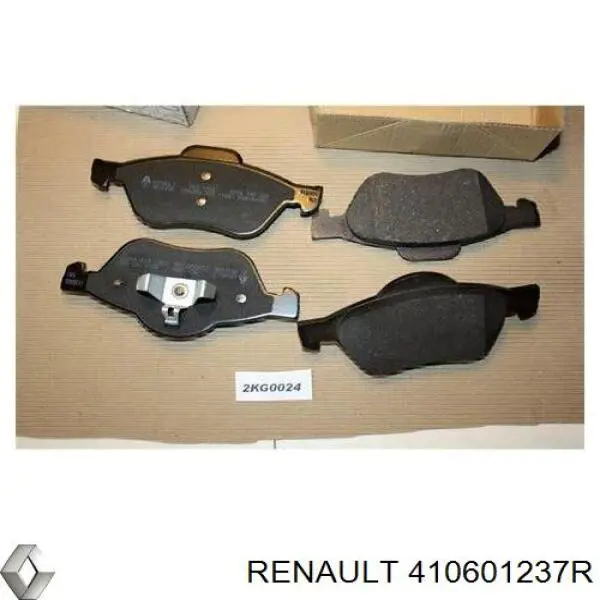 410601237R Renault (RVI) pastillas de freno delanteras