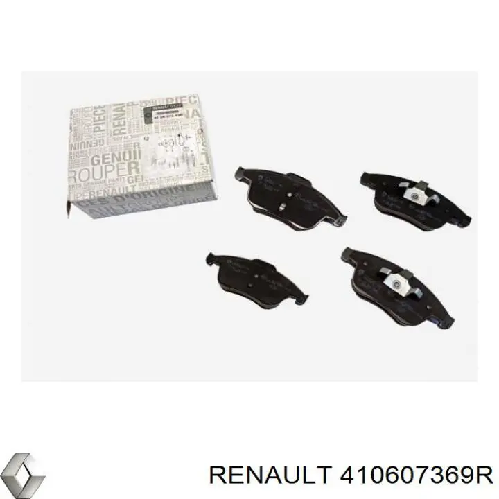 410607369R Renault (RVI) pastillas de freno delanteras