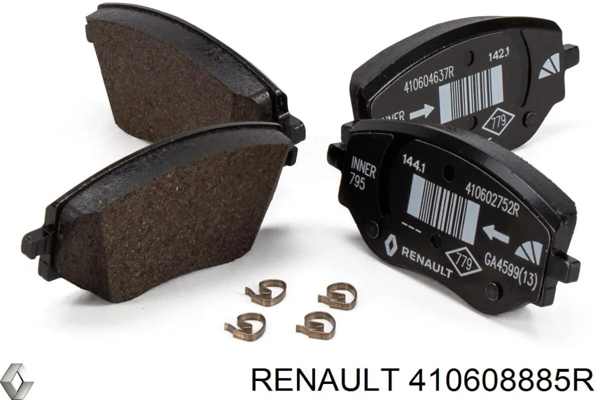  Pastillas de freno delanteras para Renault Clio 5 