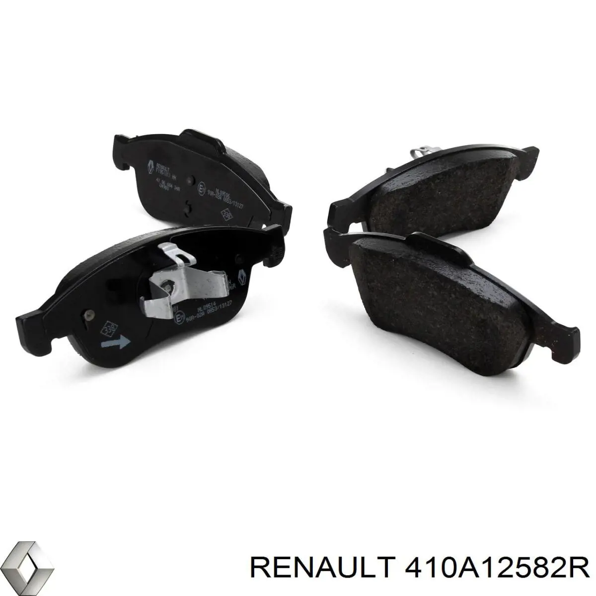 410A12582R Renault (RVI) pastillas de freno delanteras