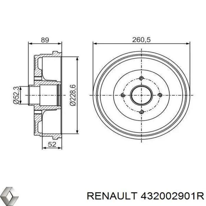 432002901R Renault (RVI) 