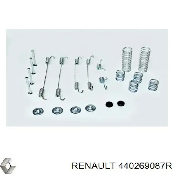 440269087R Renault (RVI) kit de montaje, zapatas de freno traseras