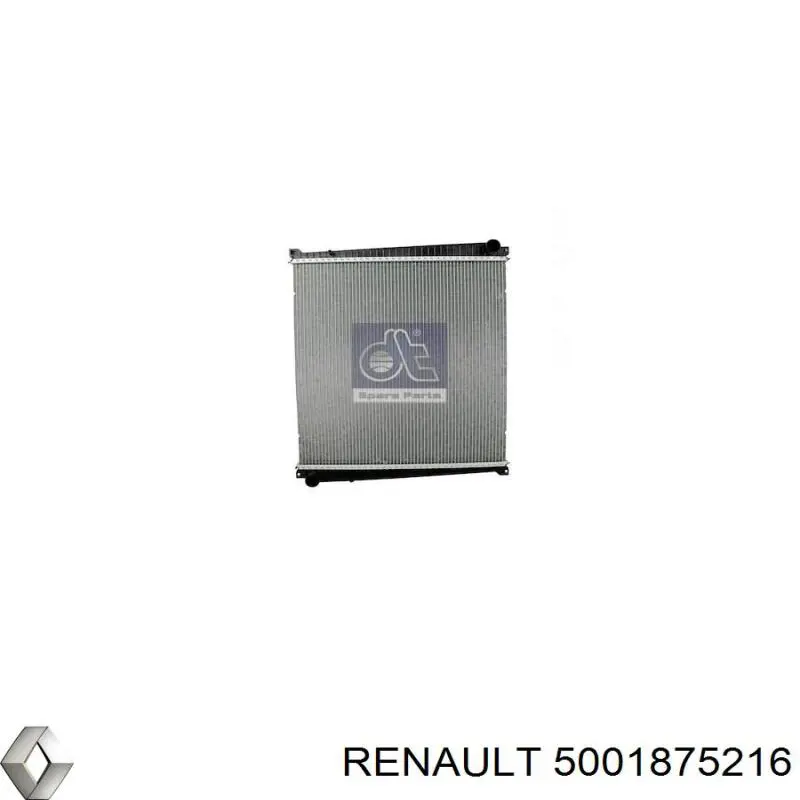 5001875216 Renault (RVI) radiador refrigeración del motor