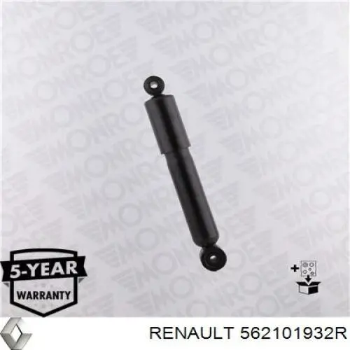 562101932R Renault (RVI) amortiguador trasero