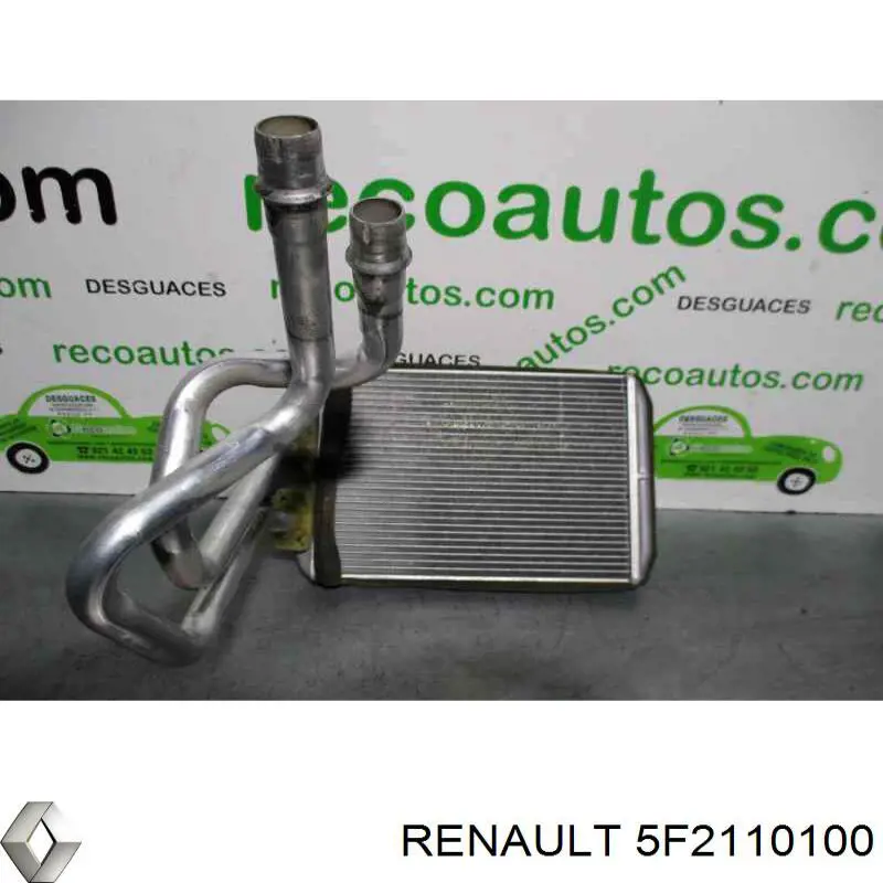 5F2110100 Renault (RVI) radiador de calefacción