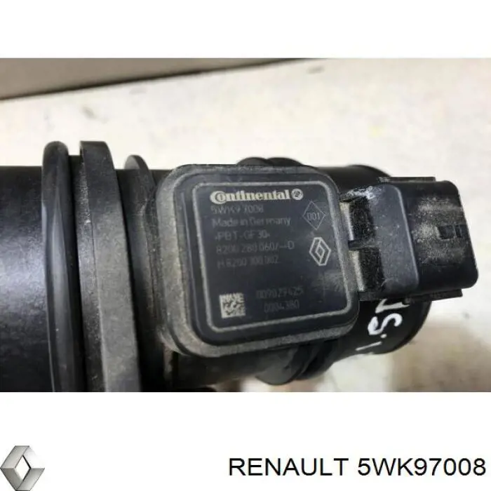 5WK97008 Renault (RVI) sensor de flujo de aire/medidor de flujo (flujo de aire masibo)