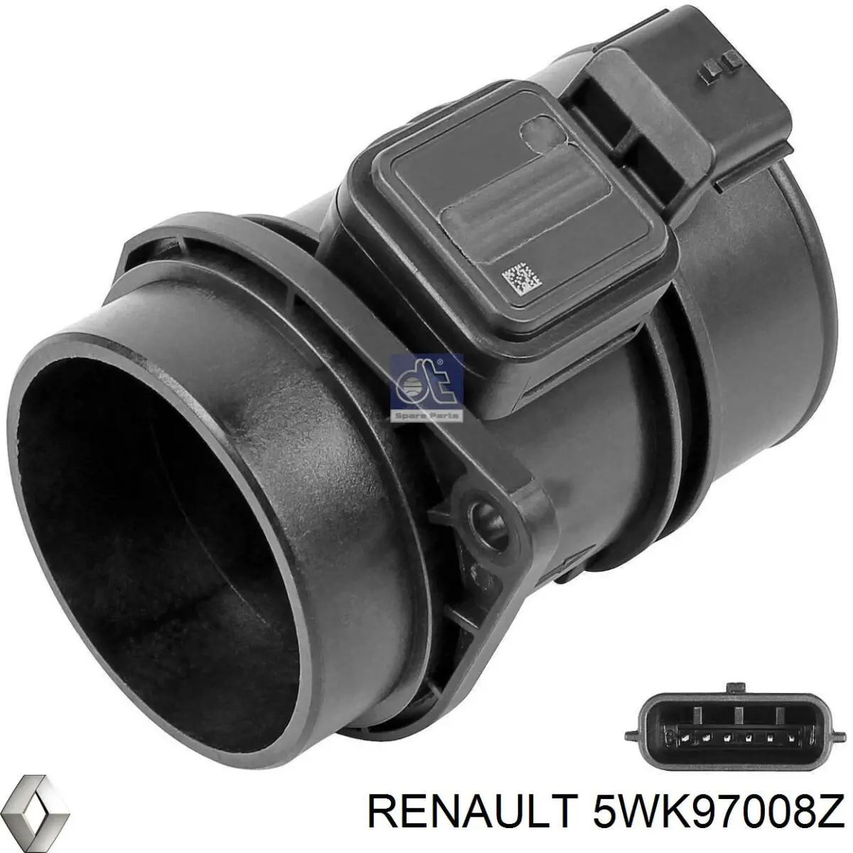 5WK97008Z Renault (RVI) sensor de flujo de aire/medidor de flujo (flujo de aire masibo)