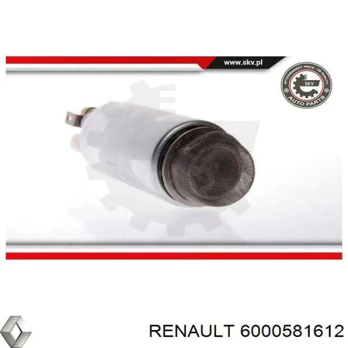 6000581612 Renault (RVI) elemento de turbina de bomba de combustible