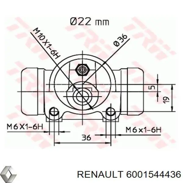 6001544436 Renault (RVI) 