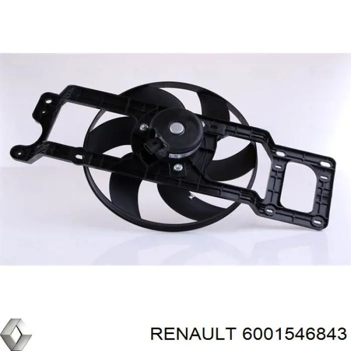 6001546843 Renault (RVI) ventilador (rodete +motor refrigeración del motor con electromotor completo)