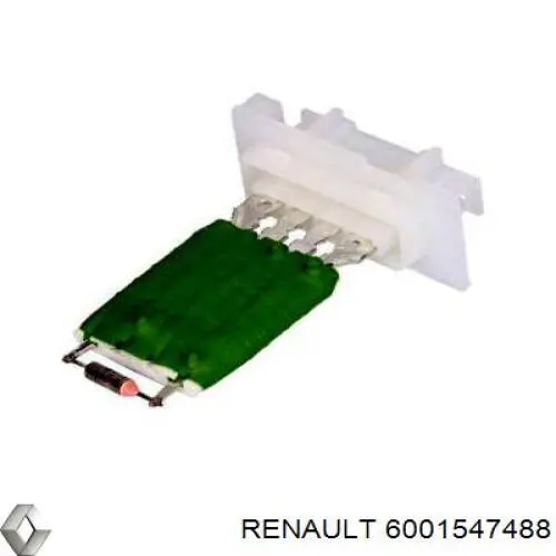 6001547488 Renault (RVI) resitencia, ventilador habitáculo