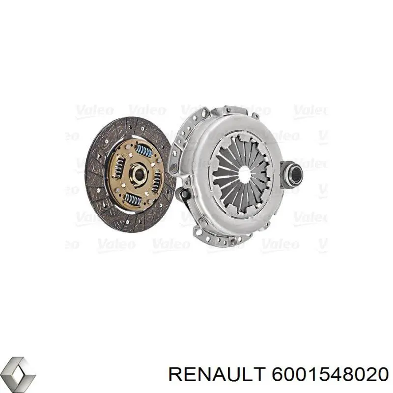 6001548020 Renault (RVI) kit de embrague (3 partes)