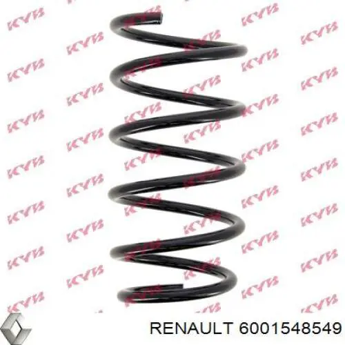 6001548549 Renault (RVI) muelle de suspensión eje delantero