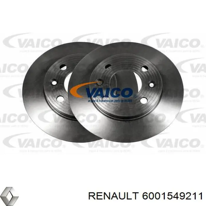 6001549211 Renault (RVI) freno de disco delantero