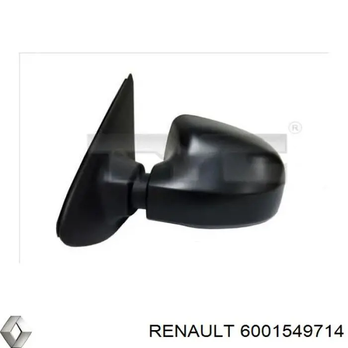  Superposicion(Cubierta) De Espejo Retrovisor Izquierdo para Renault DUSTER 1 