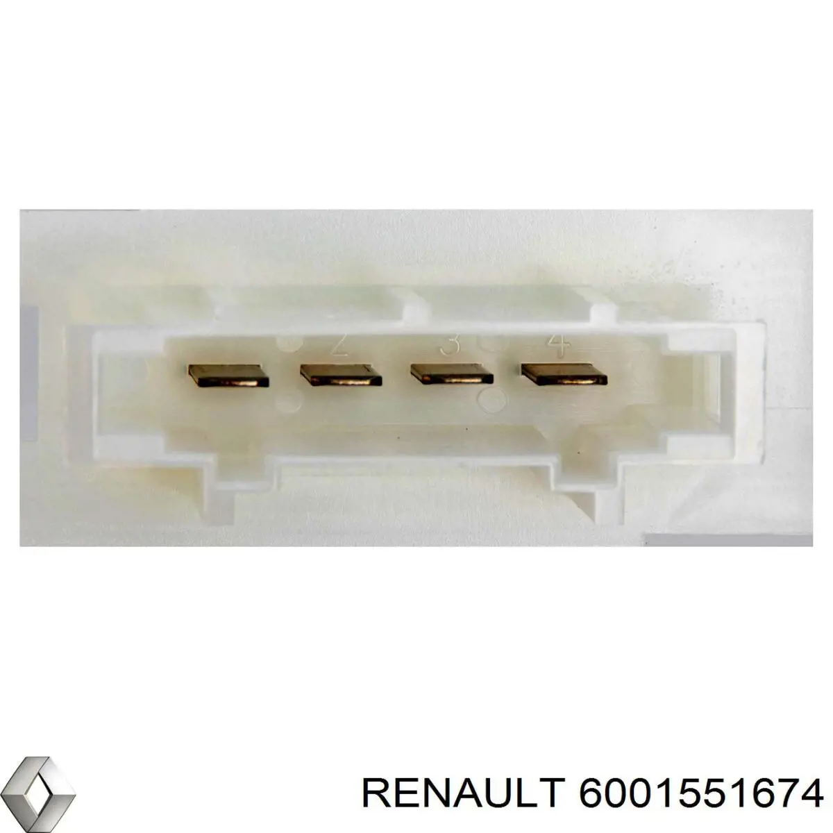 6001551674 Renault (RVI) resitencia, ventilador habitáculo