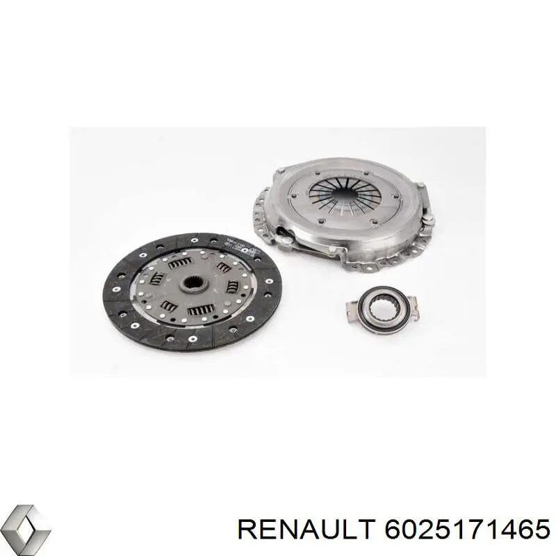 6025171465 Renault (RVI) kit de embrague (3 partes)