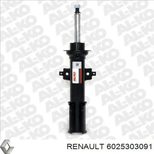 6025303091 Renault (RVI) amortiguador delantero