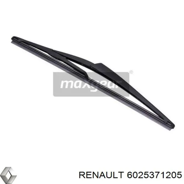 6025371205 Renault (RVI) limpiaparabrisas de luna trasera