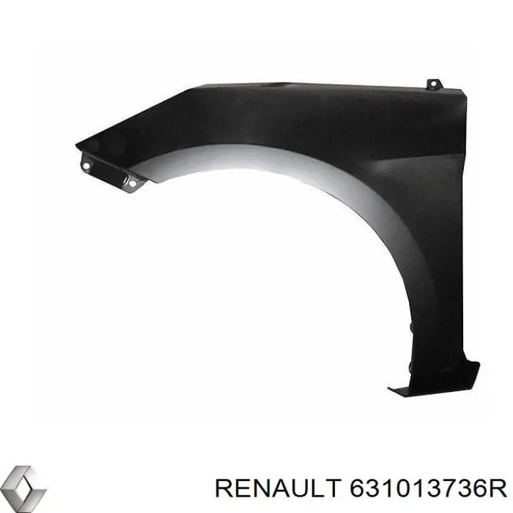 631013736R Renault (RVI) guardabarros delantero izquierdo