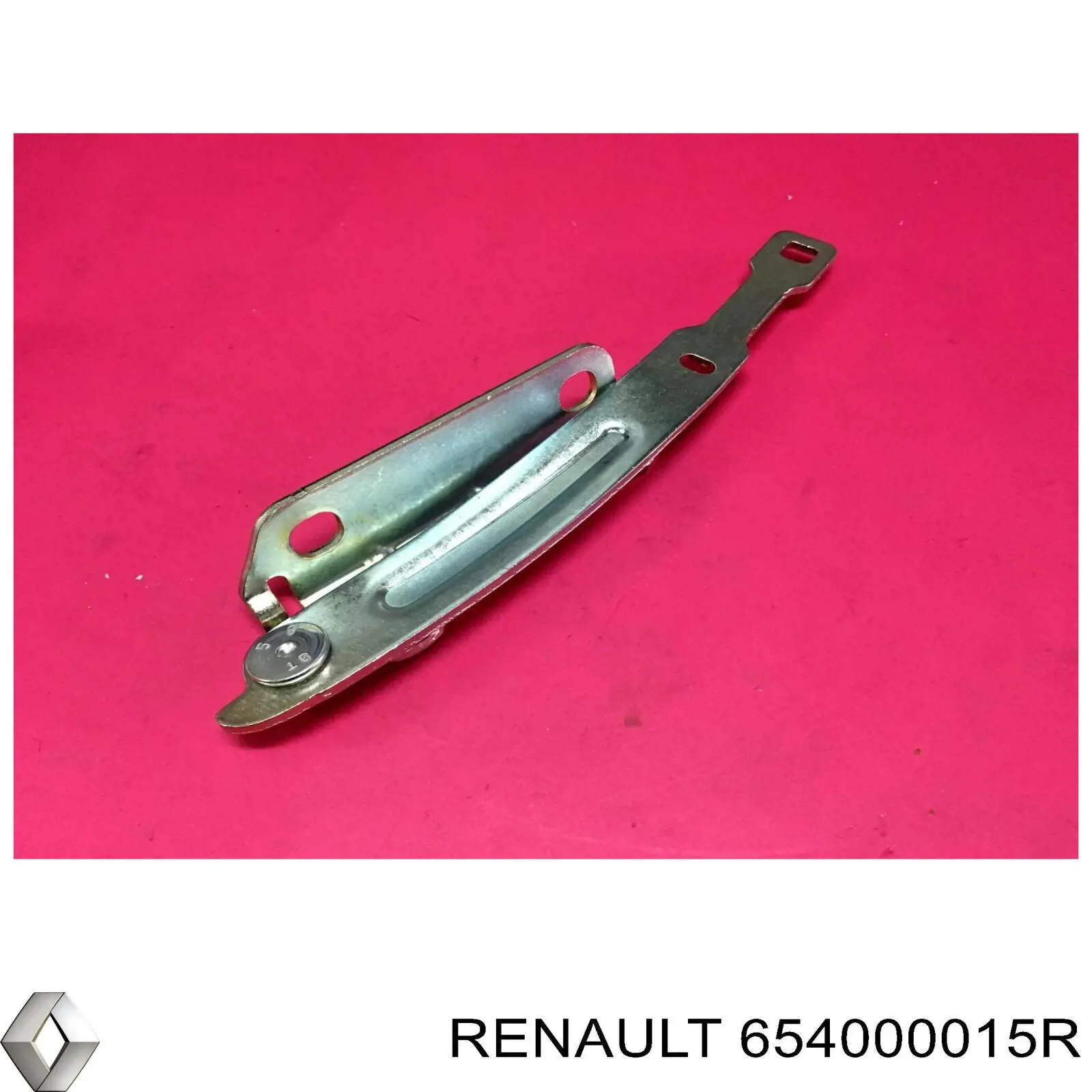 654000015R Renault (RVI) bisagra, capó del motor derecha