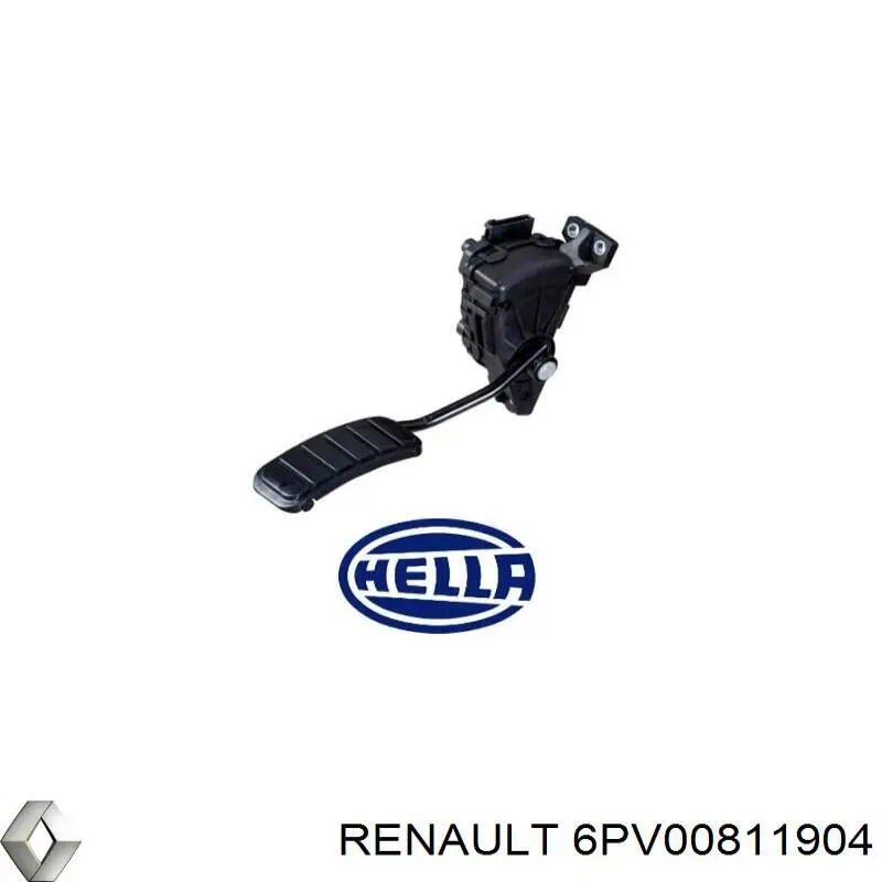 6PV00811904 Renault (RVI) pedal de acelerador